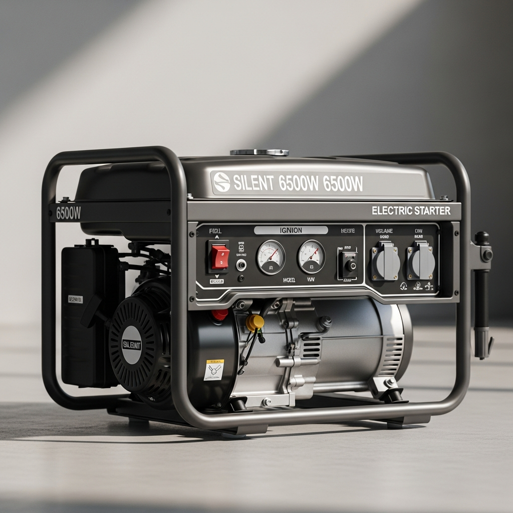 גנרטור דיזל מושתק 6500w סטרטר